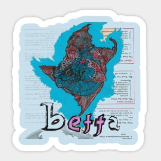 Betta Fish Sticker